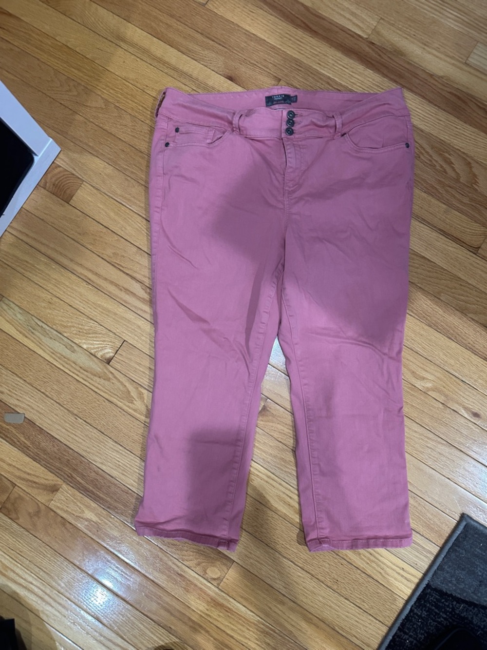 torrid Dusty Rose Cropped Skinny Jeans